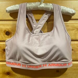 Under Armour Women's 3X Pink Compression Sports Bra